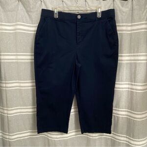 CHRISTOPHER & BANKS / Signature Comfort Capri Pants Size 14